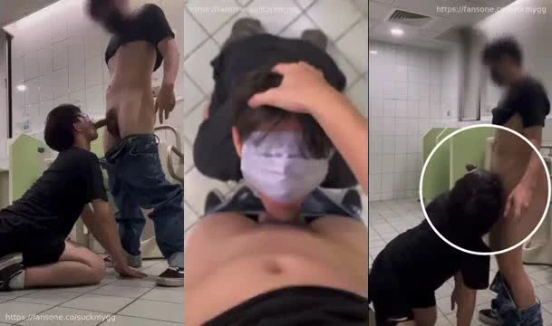 偏僻公厕口交激情路人加入多人互动